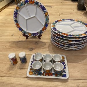 Ensemble de vaisselle – Modèle Acapulco – Villeroy & Boch – Porcelaine émaillée