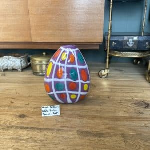 Vase Mihai Topescu en verre polychrome – Art verrier roumain contemporain